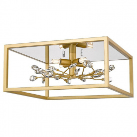 Люстра Zuma Line Spring 36.5x36.5x16 см Золотистий (ZuC0578-04A-B5V7)