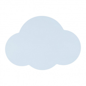 Настенный светильник TK Lighting Cloud 38x4.5 см Голубой (TK4966)