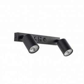 Настінний світильник TK Lighting Top 39x18 см Чорний (TK10277)
