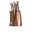 Набор ножей Berlinger Haus Taupe Collection 6 предметов Золотистый (BH-3126) Житомир