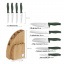 Набор ножей Berlinger Haus Matte Green 10 предметов Зеленый (BH-3123) Луцк