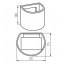 Вуличний світильник Kanlux Reka 13.5x11.5x10 см Білий (Kan28993) Васильків