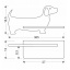 Настенный светильник Candellux Dog 36.5x18.5 см Коричневый (21-00989) Мукачево