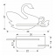 Настінний світильник Candellux Swan 44x27 см Коричневво-рожевий (21-05557) Павлоград
