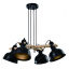 Люстра Candellux Reno 65x70 см Чорно-бежевий (34-78155) Сміла