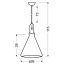 Люстра Candellux Robinson 26x115 см Біло-коричневий (31-37695) Ірпінь