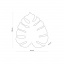 Настінний світильник TK Lighting Monstera 35x39 см Зелений (TK4668) Коростень