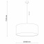Люстра TK Lighting Earth 50x110 см Сірий (TK4654) Полтава