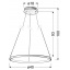 Люстра Candellux Lune 40x100 см Сріблястий (31-64646) Кривий Ріг