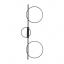 Люстра Nowodvorski Circolo Led 30x100x12 см Чорний (Now10816) Ізюм