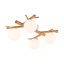 Люстра TK Lighting Sheron 70x41x18 см Біло-коричневий (TK5309) Токмак