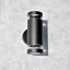 Вуличний світильник Polux Rino 15.5x10.5x23 см Чорний (Pol323996) Ізюм