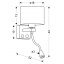 Бра Candellux Polo 18x44 см Черный (21-27641) Васильевка