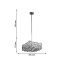 Люстра WunderLicht Yw2516 40.5x107 см Серебристо-прозрачный (YW2516-46) Фастов