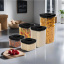 Набір контейнерів Berlinger Haus Matte Black Collection 5 предметів Прозоро-чорний (BH-8577) Львів