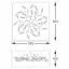 Люстра Zuma Line Spring 36.5x36.5x16 см Золотистий (ZuC0578-04A-B5TF) Хуст