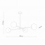 Люстра TK Lighting Cadix 73x61 см Золотистий (TK4605) Київ