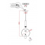 Люстра Laguna Lighting 260 25x180 см Чорний (26063-01) Херсон