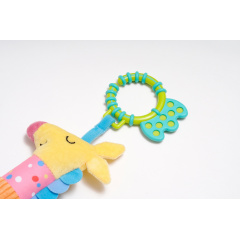 Погремушка мягкая с прорезывателем Ks Kids Жираф 32 x 13 x 4 см Разноцветный (6710207) Ужгород