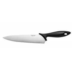 Ніж кухарський професійний Fiskars Essential 21 см Чорний (1065565) Костопіль