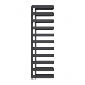 Рушникосушка водяна Ideale Gia 1600x500 чорний матовий