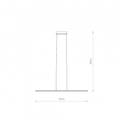 Люстра Nowodvorski Bar Led 120x160 см Чорний (Now10847) Черкаси