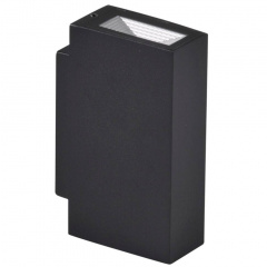 Вуличний світильник Polux Led Orlean 8.1x3.5x13 см Чорний (Pol319999) Київ
