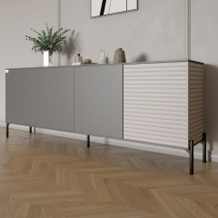 Комод Lion Грей 204x38x76.5 см Антрацит/Кашемир (LION-042621) Обухов