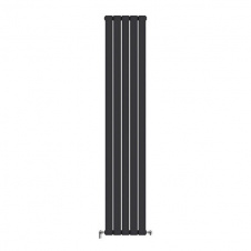 Трубчастий радіатор Ideale Vittoria 2 колони 5 секцій 1800x340 чорний матовий