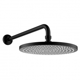 Верхній душ Imprese SMART 255 мм Air-Mix з тримачем 400 мм, чорний (ZMK101901217)