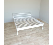 Ліжко Tobi Sho COMFORT-1 двоспальне металеве 200X180 Білий