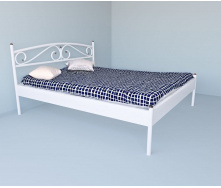 Ліжко Tobi Sho VERONA-1 полуторне металеве 200X140 Білий