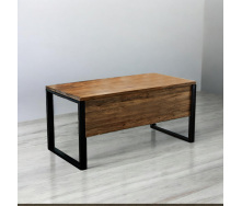 Стол руководителя Tobi Sho LOFT Volcano СКВ/1 прямой столешница 36 мм, 1600х800х765 Фаервуд