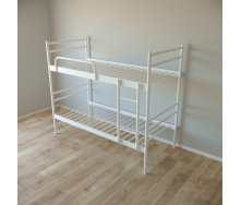 Ліжко двоярусне Tobi Sho COMFORT DUO металеве 190X90 Білий