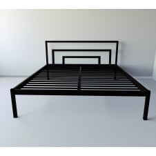 Кровать Tobi Sho BRIO-1 двухспальная металлическая 200X160 Черный