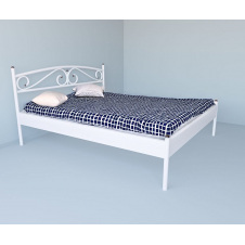 Кровать Tobi Sho VERONA-1 полуторная металлическая 200X140 Белый