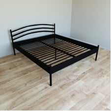 Кровать Tobi Sho GLORIA-1 (38) полуторная металлическая 200X140 Черный