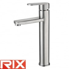 Смеситель для умывальника высокий Rix AVA-001-HIGH, SUS304 из нержавеющей стали