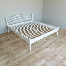 Кровать Tobi Sho GLORIA-1 (38) полуторная металлическая 190x140 Белый