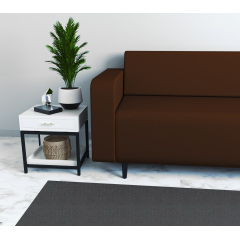 Диван офісний Tobi Sho Арне з підлокітниками 1880х700х740 мм, шкірзам Bright Brown/2231 Чернівці