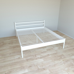 Ліжко Tobi Sho COMFORT-1 двоспальне металеве 200X180 Білий Новомосковськ