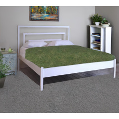 Кровать Tobi Sho BRIO-1 двухспальная металлическая 190X160 Белый Павлоград