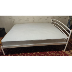 Кровать Tobi Sho GLORIA-1 (50) двуспальная металлическая 190X180 Белый Конотоп