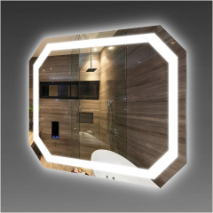Зеркало Экватор с LED подсветкой многоугольное DR-63 800х600х30 Новая Каховка