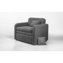 Кресло Tobi Sho Юниор-0.6 раскладное мягкое для детской комнаты рогожка Grey/08, 780х800х800 мм Южноукраинск