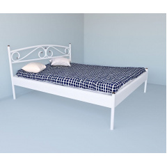 Ліжко Tobi Sho VERONA-1 полуторне металеве 200X140 Білий Кам'янське