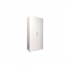 Шкаф распашной двухдверный Tobi Sho ST-0010 с полками, 1000х2180х520 мм Белый Переяслав-Хмельницкий
