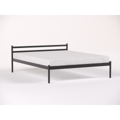 Кровать Tobi Sho COMFORT-1 двуспальная металлическая 190X160 Черный Калуш