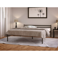 Кровать Tobi Sho COMFORT-1 двуспальная металлическая 190X160 Черный Калуш