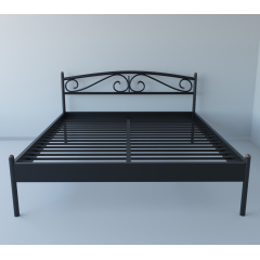 Кровать Tobi Sho VERONA-1 двухспальная металлическая 190X160 Черный Тернополь